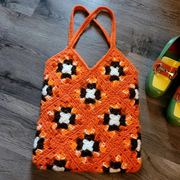 Granny Square Tote - Picture 2 of 5